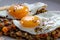 Delicious lentils with vegetable and fried egg