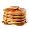 Delicious Maple Syrup Pancakes: A Photo-realistic Hyperbole