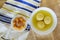 Delicious Matzoh ball soup Jewish traditional cuisine