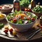 Delicious Mediterranean salad is a vibrant flavorful dish that is packed with fresh, nutritious ingredients