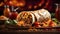 Delicious Mexican burrito, warm tortilla filled with a variety of savory ingredients