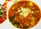 Delicious minestrone soup