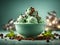 Delicious mint chocolate chip gelato ice cream is a refreshing and decadent with rich creamy gelato base