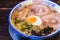 Delicious mukashi chashu ramen in Kurume, Fukuoka - closeup