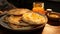 Delicious Naan Bread And Mango Jam - 3d Ar Image