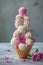 Delicious number eight ice cream treat for womens day celebration