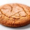 Delicious oatmeal cookies arranged on a clean white background