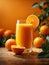 delicious orange juice is a refreshing and invigorating beverage with a bright, citrusy flavor