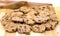Delicious organic cookies with chocolate chips