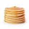 Delicious Pancakes On White Background - High Resolution Food Photography