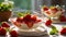 Delicious panna cotta delicious pudding decoration dessert food cream milk glass vanilla