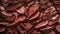 Delicious Pastrami Meat Product Horizontal Background.