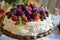 Delicious Pavlova cake