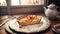 Delicious Peach Tart A Sweet Treat for National Eat a Peach Day.AI Generated