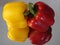 Delicious peppers of bright colors natural aroma balance different