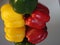 delicious peppers of bright colors natural aroma balance different