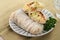 Delicious popiah, lumpia, Taiwanese spring roll food
