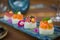 Delicious premium tuna Oshizushi sushi Batera sushi on focus