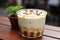 delicious pudding with caramel . ai generated
