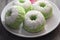 Delicious Putu Ayu cake from Indonesia