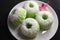 Delicious Putu Ayu cake from Indonesia