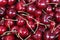 Delicious red cherries fruit beautiful tasty nutritious natural food