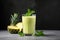 Delicious and refreshing pineapple juice with fresh mint leaves, perfect for summer thirst quenching