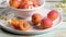 Delicious ripe apricots