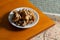 Delicious Rissol pork cracklings, a traditional Alentejo appetizer.