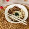 Delicious and savory meat noodles perfect for a cold atmosphere