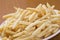 Delicious shoestring style french fries
