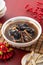 Delicious silky chicken soup with Chinese herbal medicine