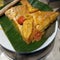 Delicious spacy curry fish with traditional secret recipe from Indonesia