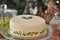 Delicious special Marzipan Christmas Cake