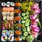 delicious spring-inspired sushi, cooking ideas, generated by ia