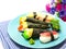 Delicious sushi futomaki