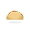 Delicious taco icon
