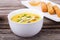 Delicious thai curry coconut chiken soup bowl