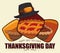 Delicious Thanksgiving Desserts Samples, Vector Illustration