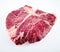 Delicious thick tender raw t-bone steak