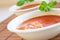 Delicious tomato soup