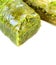 Delicious Turkish sweet, wrapped green pistachio nuts ( Pistachio Sarma )