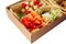 Delicious Vegetable Carton Box Isolated Delivery