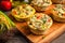 Delicious vegetable egg muffins