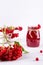 Delicious viburnum jam with fresh berries