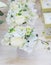 Delicious white and yellow artificial flowers