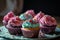 Deliciously Irresistible AI-Generated Cupcakes: High-Quality Images for Coffee Shops, Desserts, and Cake Shops