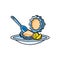 delicous oyster seafood icon