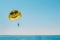 Delight of people from parasailing flight - incredible impressions of the freedom of soaring