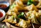 Delight in Vegetable Wontons with Sweet Chili Dip and Master the Art of Chopsticks